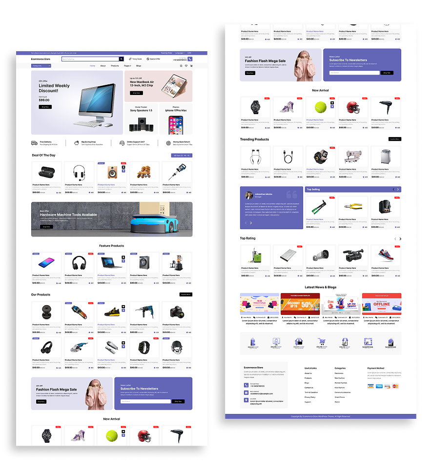 Ecommerce WordPress Theme
