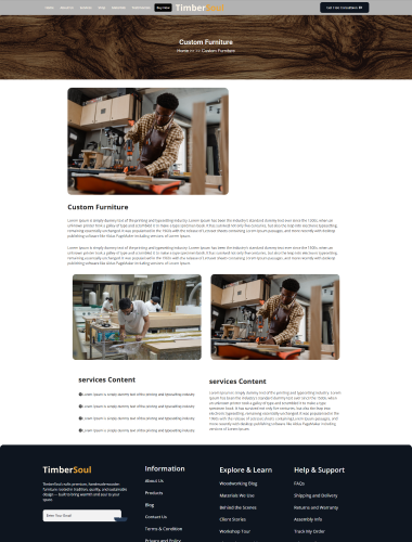 Interior Service Page
