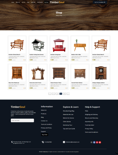Interior Shop Page