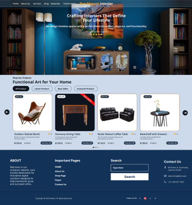 Free Interior WordPress Theme