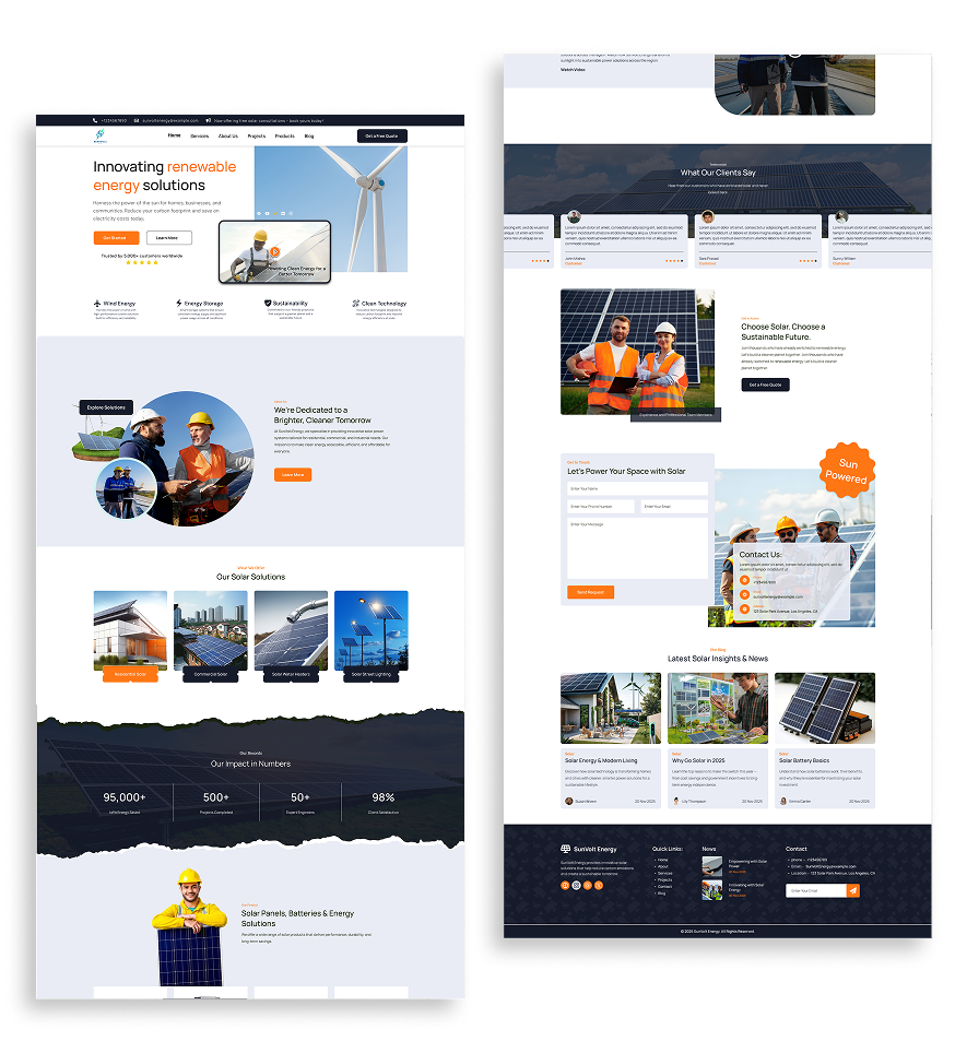 Solar Wordpress Theme